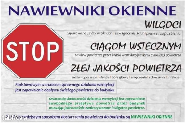 Montaż/sprzedaż - Nawiewniki Okienne