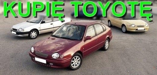 Kupię Każdą Toyotę Avensis, Corollę