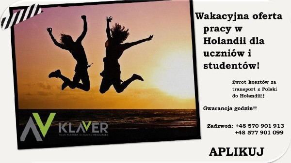 Praca Dla Uczniów/studentów Bez Wiekówki ! Od Zaraz W Holandii 