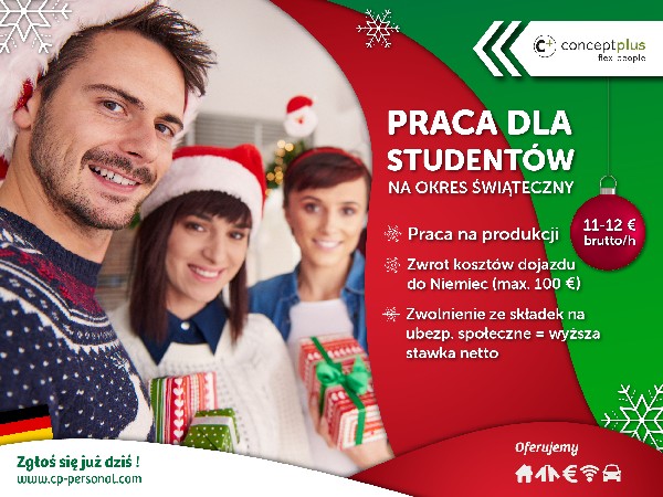 Praca Dla Studentów / Uczniów Na Okres świąteczny - Niemcy