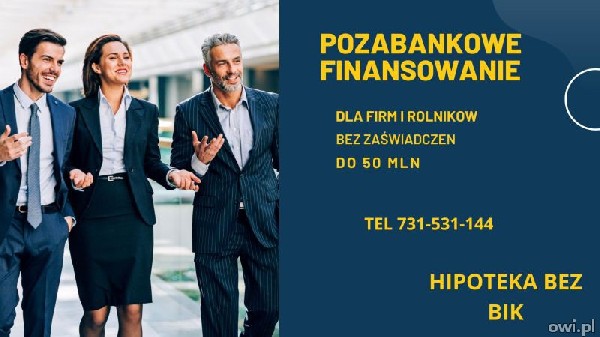 Finansowanie Pozabankowe Inwestycyjno Oddlużeniowe Do 50 Mln Pod Hipoteke