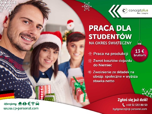 Praca Dla Studentów / Uczniów Na Okres świąteczny - Niemcy